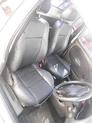 Bantam Interior Vinyl - Blue double stiching
